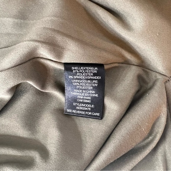 AFRM Asymmetrical Midi Tan Side Slit Skirt‎ - Picture 6 of 8